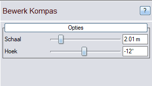 Kompas in 3D TUIN Designer