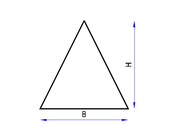 Oppervlak meten, driehoek